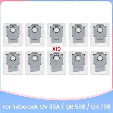 Sac à poussière pour aspirateur robot Roborock QV 35A / QR 598 / QR 798 - Pièces détachées et accessoires de nettoyage efficaces B (1/5)