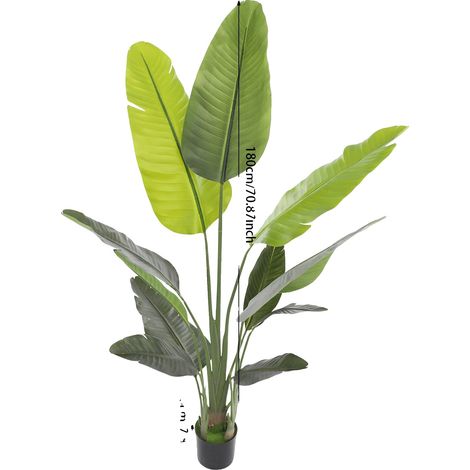 Albero artificiale, foglie realistiche, design salvaspazio, verde (1/2)