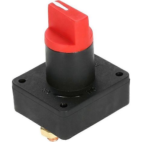 Interrupteur sectionneur rotatif 300 A pour batterie principale, bateau, yacht, voiture, camion, camping-car, fourgon aménagé (pièce détachée). (1/5)