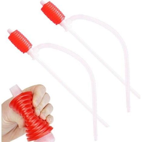 Huile De Pompe De Transfert De Carburant 2 Pièces, Pompe à Carburant Manuelle Universelle, Pompe a Petrole, Tube De Pompe à Huile Manuelle, Pour Essence, Gazole, Carburant, Essence, Diesel, Eau (1/5)