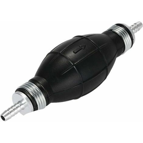 8-mm-Kraftstoffvorförderpumpe für Boote, Aluminium, Benzin-, Dieselpumpe, Universalpumpe für Benzin, Öl, Wasser, Kraftstoffumfüllpumpe, Kfz- und Gartenpumpe