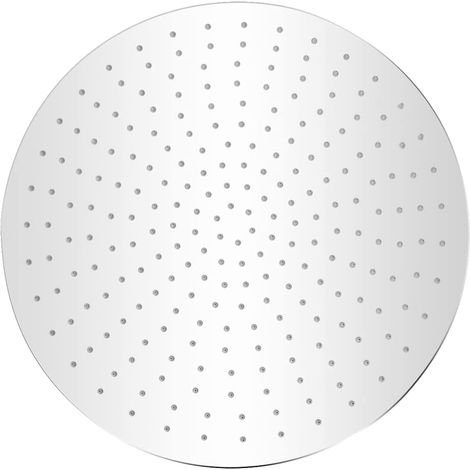vidaXL Cabezal de ducha efecto lluvia 2 uds acero inoxidable Ø 40 cm (1/2)