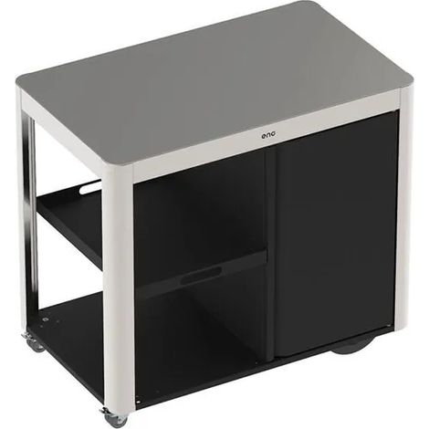 Desserte Inox Achille Avec Porte Rangement Sécurisé Et Plan De Travail En Inox Pour Extérieur - Eno
