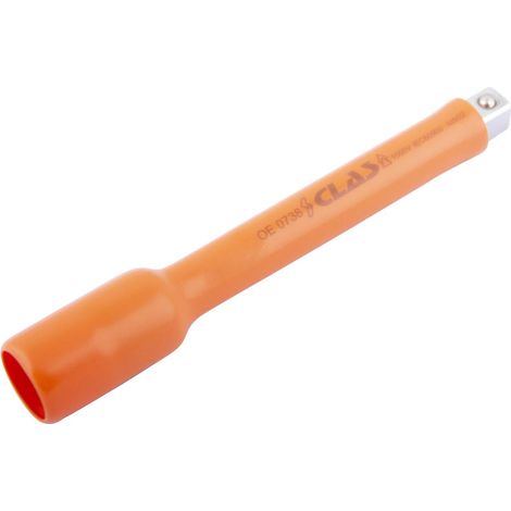 Rallonge 3/8" L.140mm isolée 1000V premium IEC 60900 en Crv - OE 0738 - CLAS Equipements