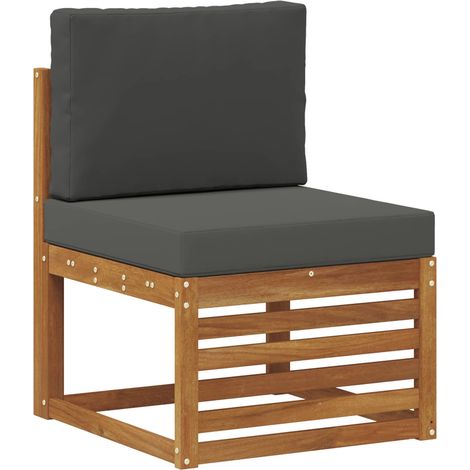 Sofa de milieu extérieur Bois d'Acacia Massif Naturel (1/5)