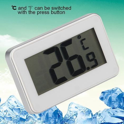 Thermomètre électronique étanche haute précision pour réfrigérateur, blanc (1/5)