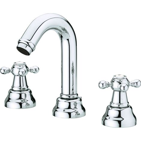 Mélangeur trois trous pour lavabo 1866