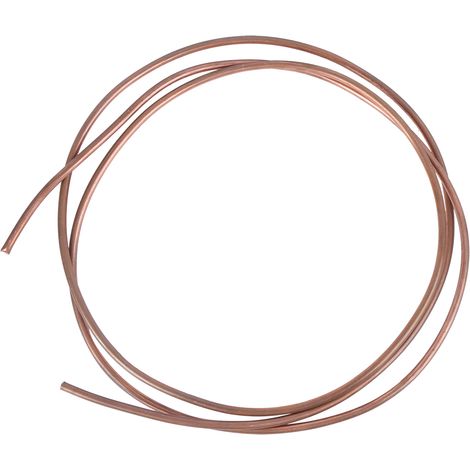 Tuyau souple en cuivre C1100 T2 de 2 m pour climatiseur/réfrigérateur, diamètre extérieur 5 mm / diamètre intérieur 3 mm (1/5)