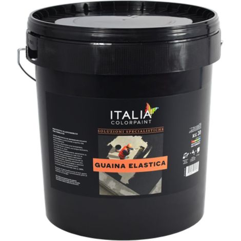 Italia colorpaint guaina liquida elastica protettivo elastomerico per terrazze tinta grigio - contenuto kg 5 - confezione 1