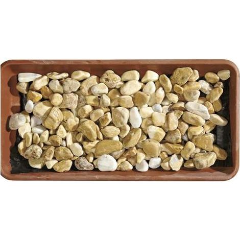 Ciottolo Giallo Siena - Decorazione Giardino - 25 Kg