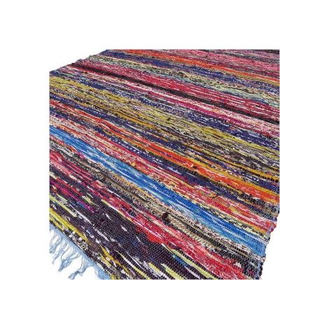 Tapis de luxe en mousseline 153 x 90 cm - Bleu- Vendu par 1 (1/4)