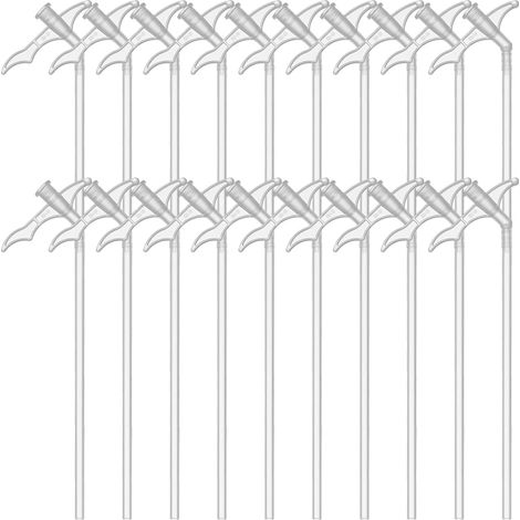 20 x Expanding Foam Nozzles for Expanding Foam Gun Clear Polyethylene Replacement Tubes for Expansive Polyurethane Foam, Insulation, Sealing and DIY (1/5)