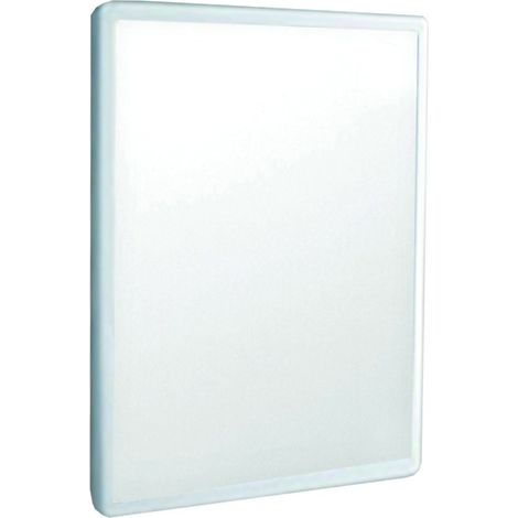 Specchio Bagno In Abs - mm.333x254x21 - colore bianco
