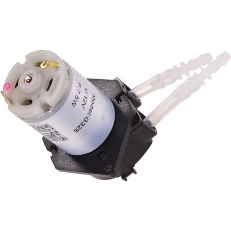 Pompe doseuse péristaltique DC 12 V, mini tête de tube d'eau liquide, fonction auto-amorçante pour additifs d'analyse chimique de laboratoire d'aquarium, style à écran plat (1/5)