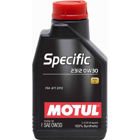 4x Huile SPECIFIC 2312 0W30 1 Litre (1/2)