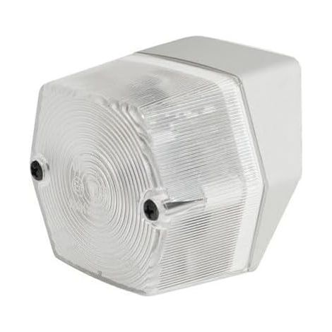 Set di luci anteriori inclinate senza catarifrangente per caravan camper rimorchio luce bianca di posizione (1/4)