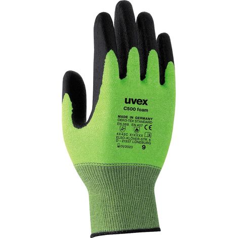 uvex Schutzhandschuh C500 foam grün Gr. 6 (1/2)