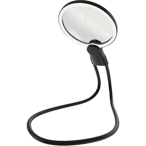 flexible neck-style magnifying glass with 24 LED lights. This high-definition, portable magnifying glass is ideal for seniors, reading, and appreciating jewelry.