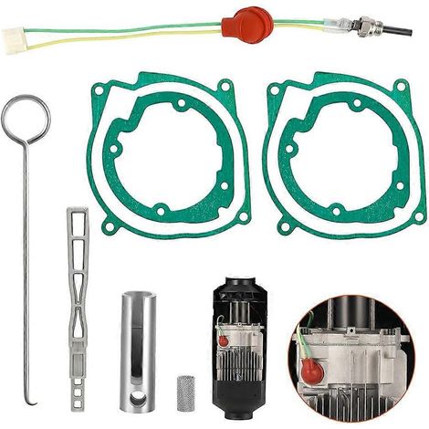 Kit de réparation de bougies de préchauffage pour chauffage diesel 12 V/24 V 5 kW/8 kW, avec filtre et joints pour chauffage céramique de parking. (1/5)