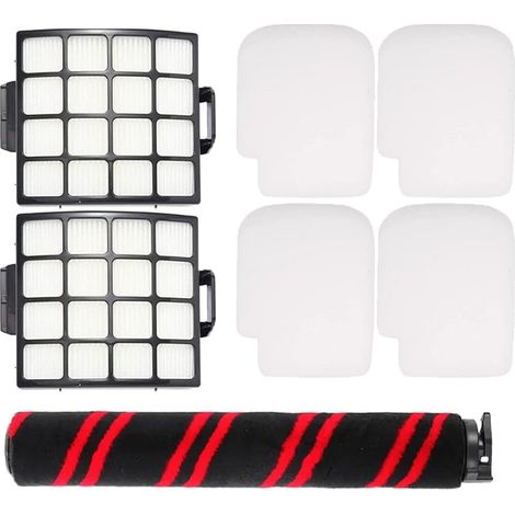 Este kit de repuesto de cartucho/filtro de cepillo principal para Shark AZ3002/AZ3000 incluye 1 cepillo giratorio, 2 filtros HEPA y 4 juegos de espuma y fieltro. (1/5)