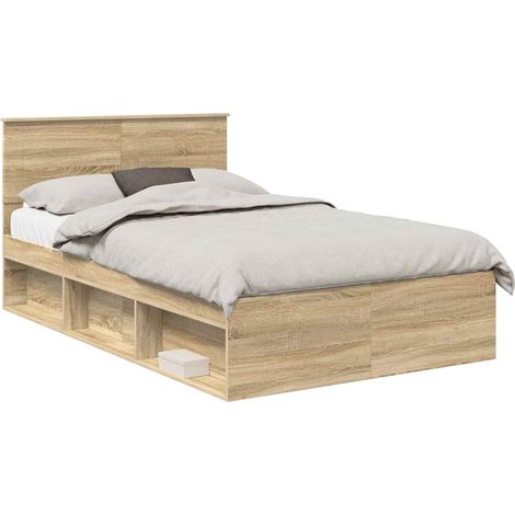 Maison Exclusive - Estructura de cama Sonoma 120 x 200 cm Madera (1/5)