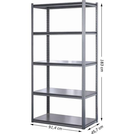 Makita GRZ6-3618-5GDI estantería metálica 183x91 cm 5 niveles (1/2)