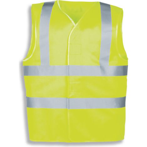 Uvex Protection Flash Arbeitsweste - Warngelbe Unisex-Sicherheitsweste - Mit Klettverschluss: XL (1/5)