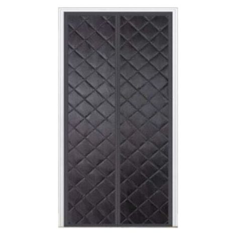 Rideau de porte isolant magnétique, protection contre le froid, blocage de la lumière, isolation phonique, 95 x 210 cm (noir)