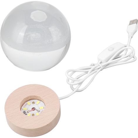 boule de cristal avec interrupteur à bouton filaire boule de (1/5)