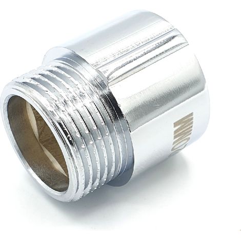 Extensión de latón cromado 3/4" 20 mm (1/3)