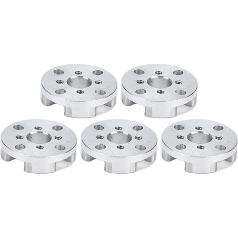 Convertisseur de position de trous en alliage d'aluminium à 5 trous, adaptateur de moyeu de roue applicable aux équipements d'ingénierie robotique 3206-0016-0003 (1/5)