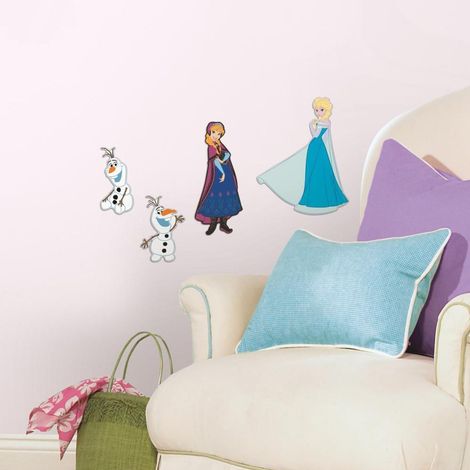 LA REINE DES NEIGES 3D - Stickers repositionnables la Reine des Neiges en relief 3D (1/2)