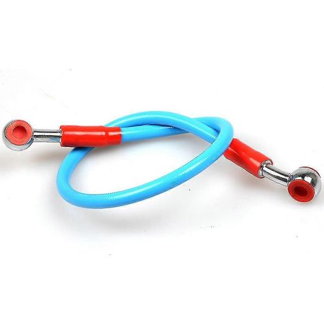 Durite de frein/embrayage hydraulique de 600 mm pour moto Ducati Monster 696, 796, 797, 620, M600, M620, 821, 1100 Evo, 1200 (bleu clair) (1/5)