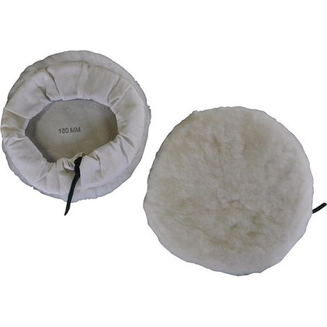 Disque à polir type bonnette à lacet - 180 mm