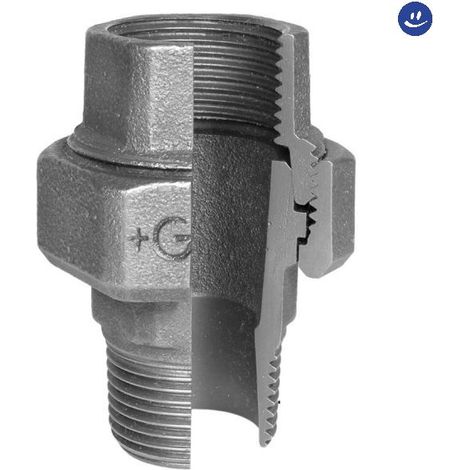 Unione a tenuta conica MF GALVA 40x49