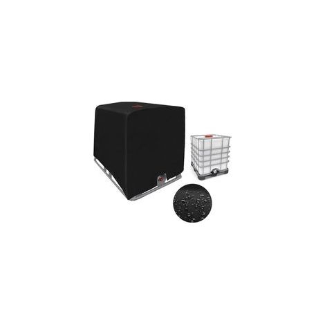 Bâche de Protection pour cuve 1000L IBC – Poliéster 210D imputrescible – Dimensiones 120 x 100 x 116 cm – Cordón de serrage para mantenimiento