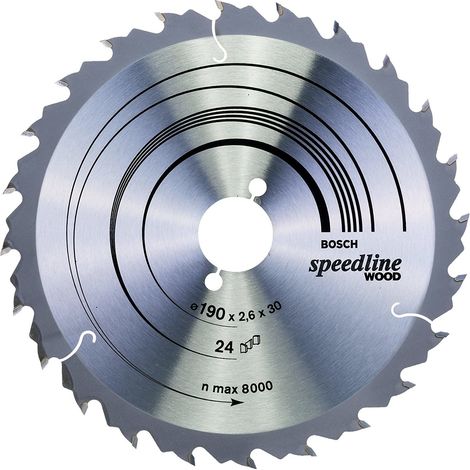 Bosch PRO Wood Circular Saw Blade 190 x 2.4 x 30 mm T24 2608640801