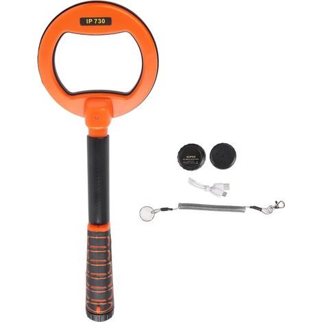 Détecteur d'or et d'argent Détecteur de métaux sous-Marin IP68 étanche 30 m à 60 m Boîtier ABS Portable Détecteur d'or et d'argent for la plongée(Oranje) (1/5)