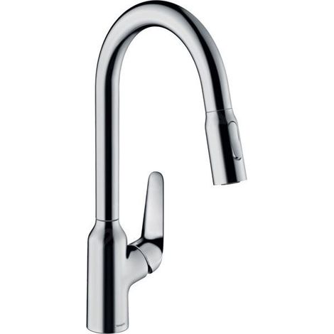 Mitigeur de lavabo 220 avec douchette extractible sBox M4216-H220 chromé (1/5)