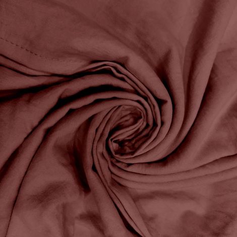 Parure Housse de Couette en Microfibre lavée 240x220 cm Boheme Brique (1/2)