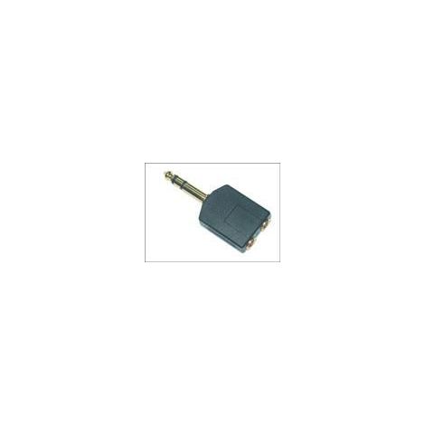 Microconnect AUDANS changeur de sexe de pour cable 6.35mm 2 x 3.5mm Noir
