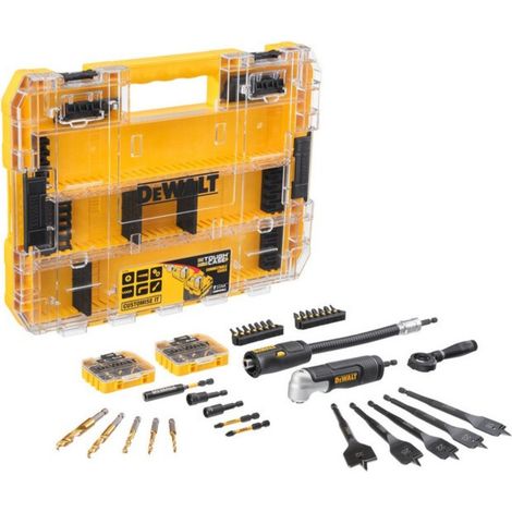 Dewalt DT70777-QZ Schraubendreher-Bohrer mit Winkelkopf, 85-teilig (1/4)