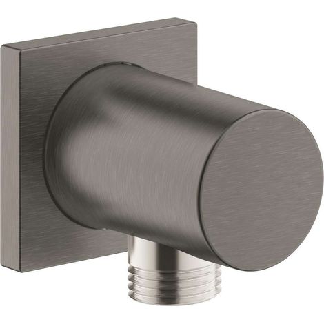 Grohe Rainshower - Presa d'acqua da parete a gomito, Hard Graphite spazzolata 27076AL0 (1/2)