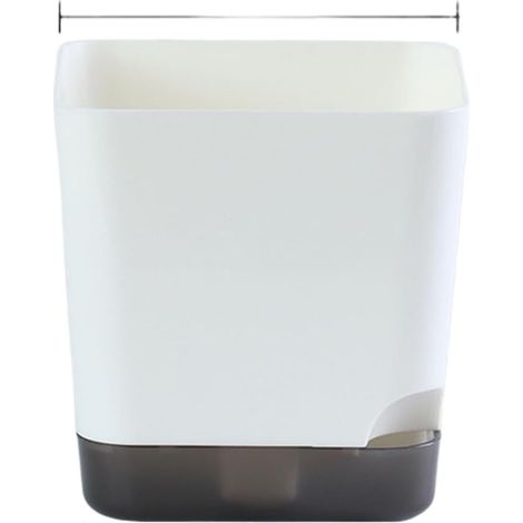 Pot de fleurs en plastique avec réservoir pour plantes grasses, petit d'intérieur (1/5)
