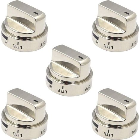 AEZ73453509 Bouton de commande de brûleur à gaz compatible avec la série LG – Remplace AEZ72909008 (lot de 5) (1/5)