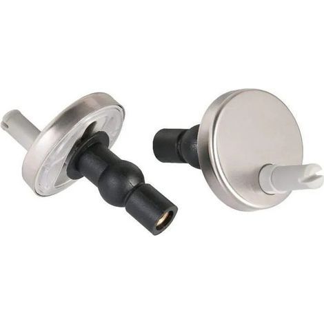 Siamp – Charnières abattant pour WC – Acier inoxydable – Remplacement durable – Fonctionnement fluide et silencieux