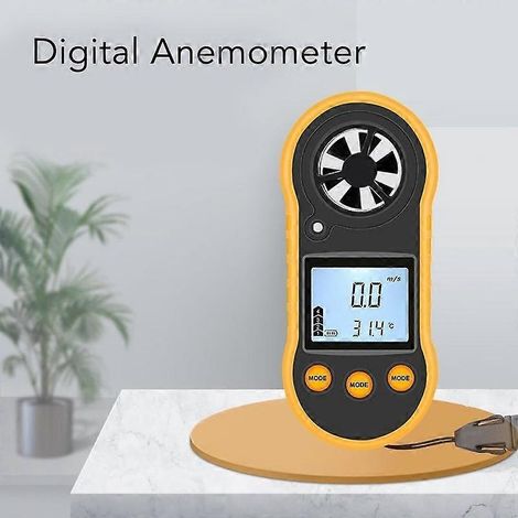 anémomètre numérique à écran LCD portable (1/5)