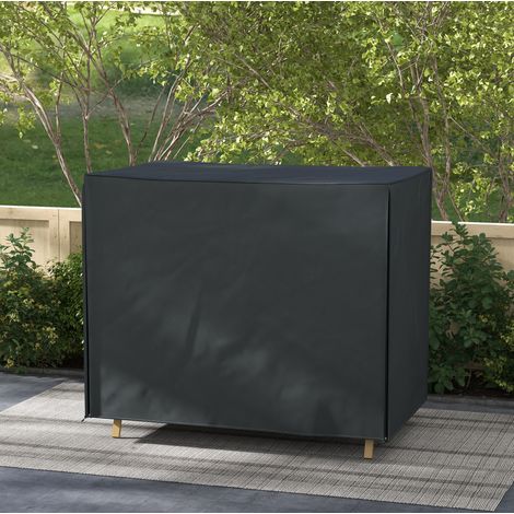 Housse balançoire jardin 220x125x172 cm polyester Oxford noir étanche, pour jardin – MEUBLIV (1/5)