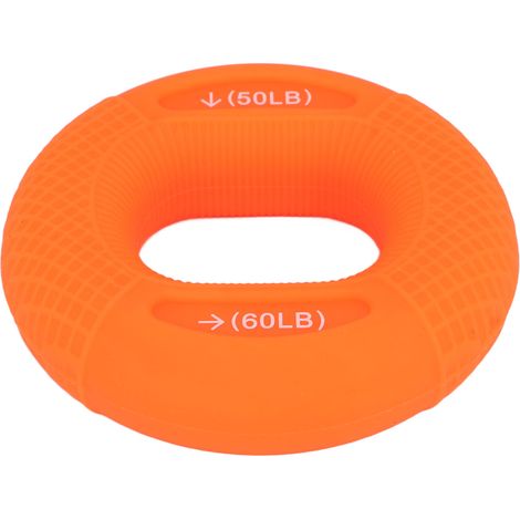 Renforteur de poignée en silicone double résistance 50 à 60 lb, soulage le stress, orange (1/5)