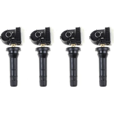 Lot de 4 capteurs de pression des pneus de voiture 433 MHz de remplacement pour Vauxhall Astra K MK7 Corsa D E Meriva 13516165 13598773 13581561 13506028 Système de surveillance de la pression